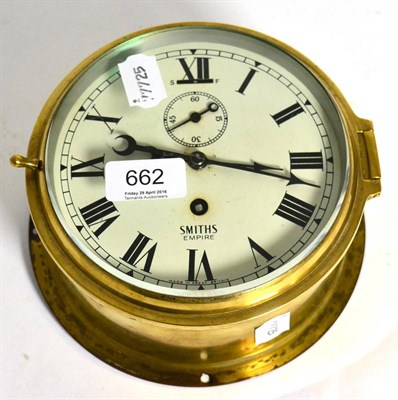 Lot 662 - A ship's clock