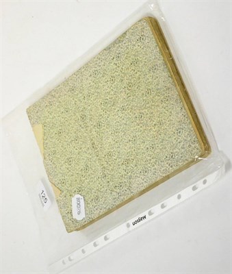 Lot 125 - A sketch book containing watercolours, sketches and writings