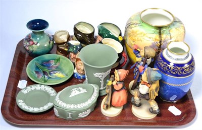 Lot 154 - A group of 20th century ceramics including two pieces of Moorcroft pottery, Royal Doulton,...