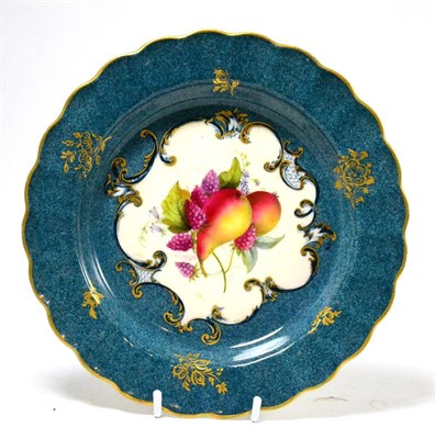 Lot 165 - A Royal Worcester fruit painted plate signed E Phillips