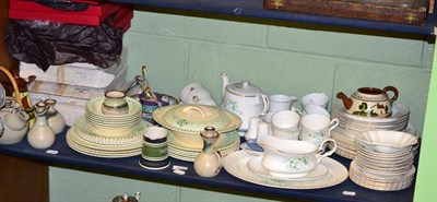 Lot 234 - A large assortment of ceramics including six Spode ";Garden Flowers"; collectors' plates, four...