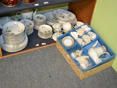 Lot 252 - A Noritake coffee set and a Japanese dinner service