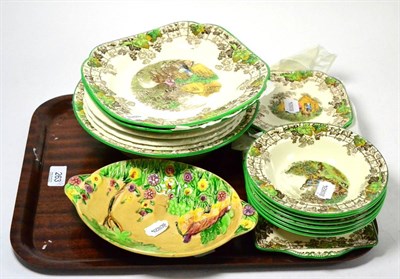 Lot 263 - Various pottery and porcelain including Copeland Spode ";Spode Byron's"; and ";Italian";...