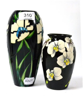 Lot 310 - A modern Moorcroft Hay 101/7 vase, designed by Nicola Slaney, impressed factory marks and MADE...