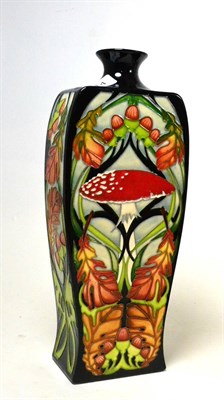 Lot 314 - A modern Moorcroft Autumn Toadstool 39/12 vase, designed by Vicky Lovatt, impressed factory...