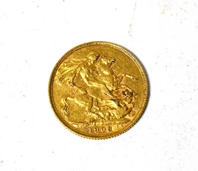 Lot 349 - A gold full sovereign 1903