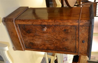 Lot 1071 - A 19th century walnut pot cupboard