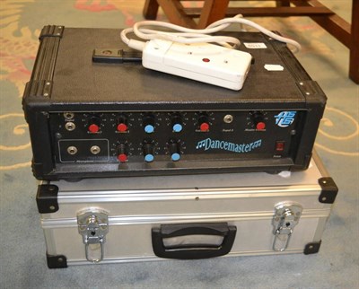 Lot 1159 - HSS Dancemaster amplifier together with a Sony CD Player CDP-M18 (in hard case)