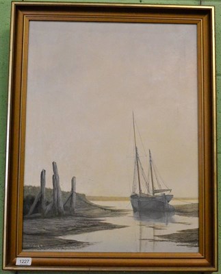 Lot 1227 - J.S. Wade (British, 20th Century) Coastal View, oil on canvas