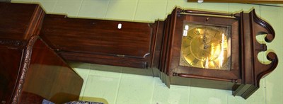 Lot 1243 - A George III mahogany 8-day longcase clock with square brass dial, by E Burton, Kendal