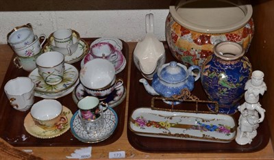 Lot 173 - Various cups and saucers and others