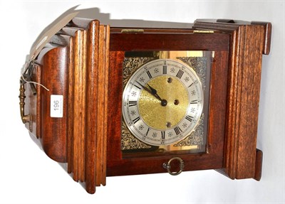 Lot 196 - A reproduction chiming table clock