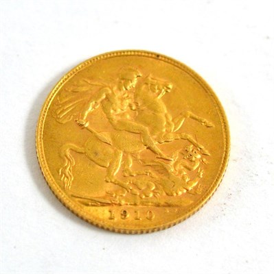 Lot 463 - An Edwardian sovereign, 1910