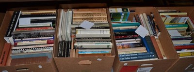 Lot 1047 - Eight boxes of books mostly relating to secular architecture, archeology and the built environment