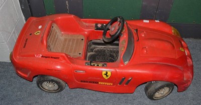 Lot 1105 - A child's battery powered Ferrari