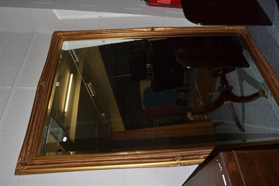 Lot 1163 - A huge gilt framed wall mirror