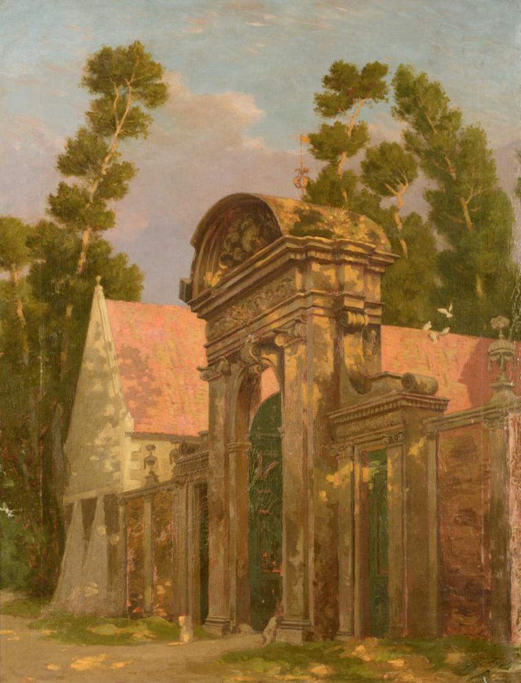 Lot 544 - Roger Elliot Fry (1866-1934) Chateau de Brecy, Normandy Signed and dated 1906, oil on canvas,...