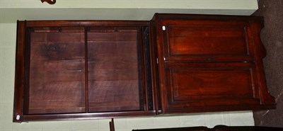 Lot 1252 - Victorian rosewood bookcase on cabinet