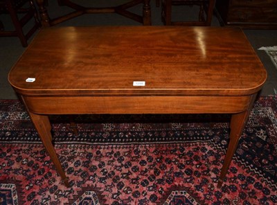 Lot 1298 - George III mahogany card table