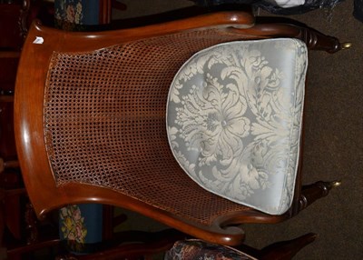 Lot 1323 - Regency bergere armchair