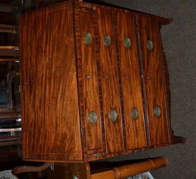 Lot 1350 - Early 19th century small mahogany bureau