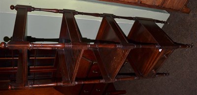 Lot 1364 - An 19th century mahogany four tier whatnot