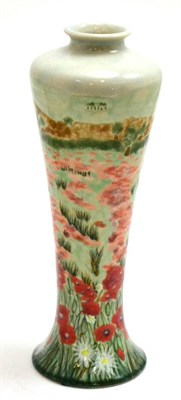 Lot 108 - A Cobridge Pottery Limited Edition Candles Ley Vase, 13/75, designed by Rachel Bishop, 26.5cm
