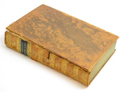 Lot 113 - Bewick (T.), A History of British Birds, 1809, 2 volumes bound as one, tree calf (worn, board...