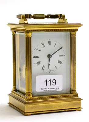 Lot 119 - Matthew Norman carriage clock