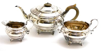 Lot 196 - A Victorian silver tea service, London 1899 and 1900