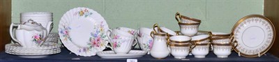 Lot 261 - A Royal Doulton Arcadia pattern tea service (with a Coalport teapot) together with a Cauldon...
