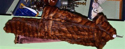 Lot 273 - Kolinsky fur striped coat