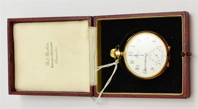 Lot 314 - A 9ct gold pocket watch