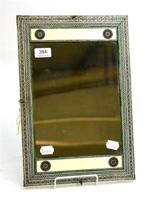 Lot 394 - Vizagapatam mirror, formerly part of something else, early 19th century