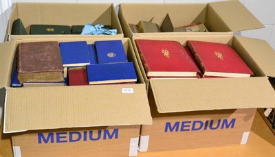 Lot 1010 - A quantity of books including literature, bibles, etc (in four boxes)