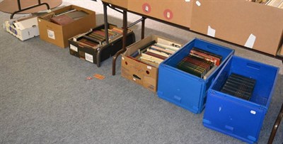 Lot 1017 - A quantity of books in six boxes, including woodworking, mining interest, engineering, etc