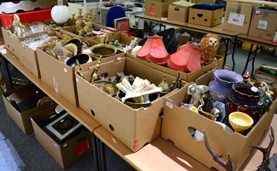 Lot 1030 - Large quantity of assorted household ceramics, glass etc