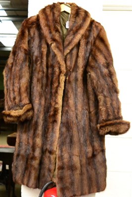 Lot 1117 - Full length fur coat (a.f.)