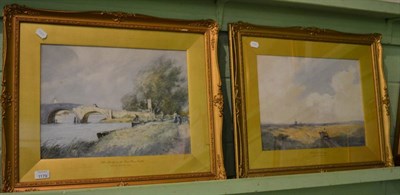 Lot 1179 - William Tatton Winter RBA (1855-1928), watercolours, Walton Heath Surrey and The River Bure (2)