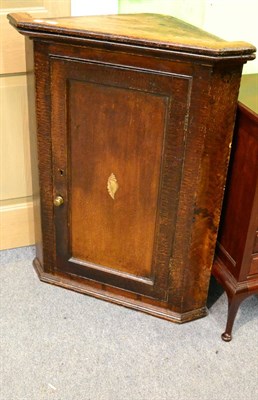 Lot 1234 - Painted pine corner cupboard