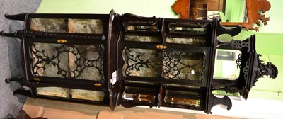 Lot 1334 - A glazed corner cabinet