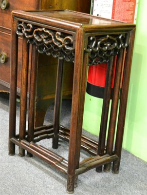 Lot 1355 - A Chinese nest of tables