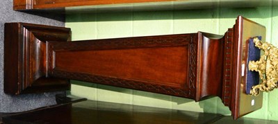 Lot 1360 - A 19th century style mahogany pedestal