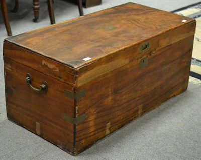 Lot 1370 - A mahogany twin handled chest