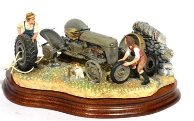 Lot 16 - Border Fine Arts 'Changing Times' (Ford Ferguson 9N), model No. B0912 by Ray Ayres, Classic...