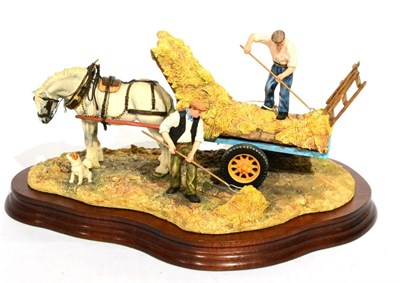 Lot 26 - Border Fine Arts 'The Haywain' (Haymaking), model No. JH73 by Anne Wall, limited edition...