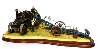 Lot 27 - Border Fine Arts 'The Steam Plough' (20 Acres a Day), model No. B0744 by Ray Ayres, limited edition