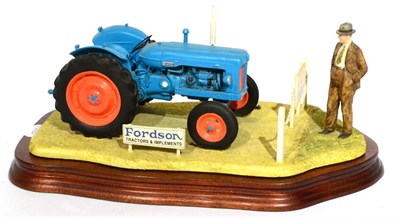 Lot 34 - Border Fine Arts 'A Major Decision' (Fordson Major E1ADDN tractor), model No. JH92 by Ray...