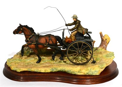 Lot 49 - Border Fine Arts 'The Country Doctor' (Man and Gig), model No. JH63 by Ray Ayres, limited...