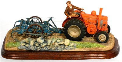 Lot 71 - Border Fine Arts Tractor 'The IIIA', model No. BO918 by Ray Ayres, Limited edition 622/1500, on...